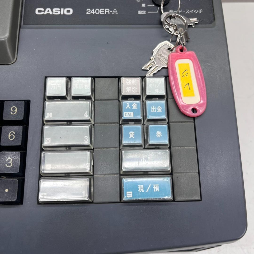 K◇CASIO カシオ 240ER レジスター 取扱説明書 動作確認済み