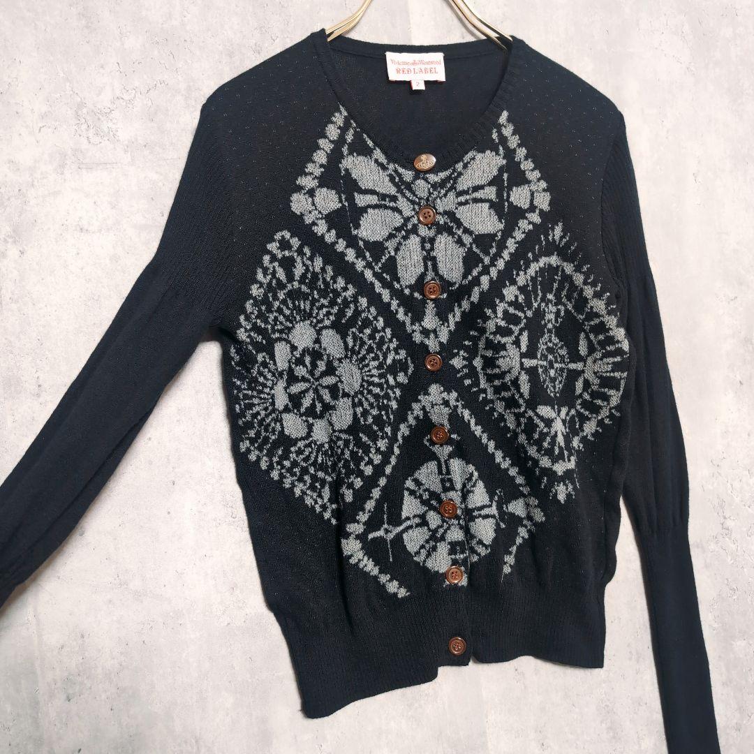 Vivienne Westwood RED LABEL【2】カーディガン　黒