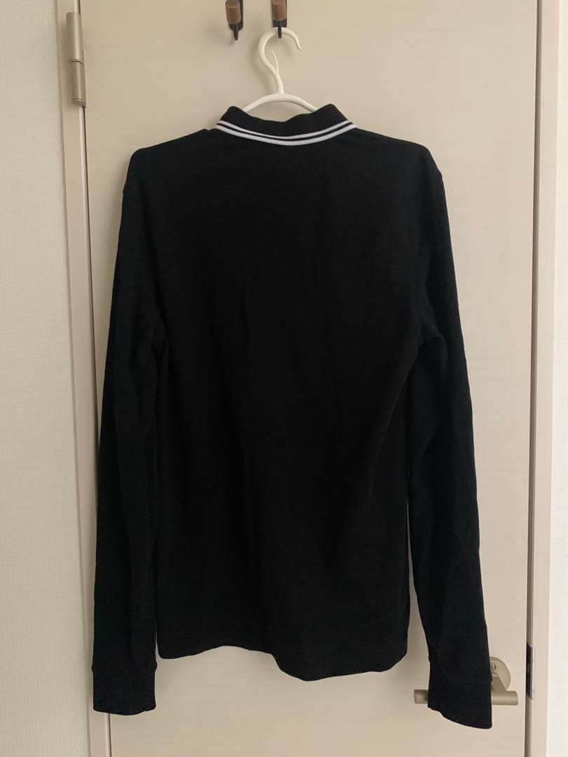 FRED PERRY ブラック　長袖ポロシャツ　フレッドペリー　即購入可