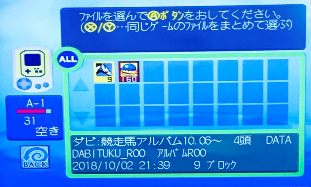 【新品電池交換】DC　ビジュアルメモリー　クリアブルー　蓋付き　HKT-7000