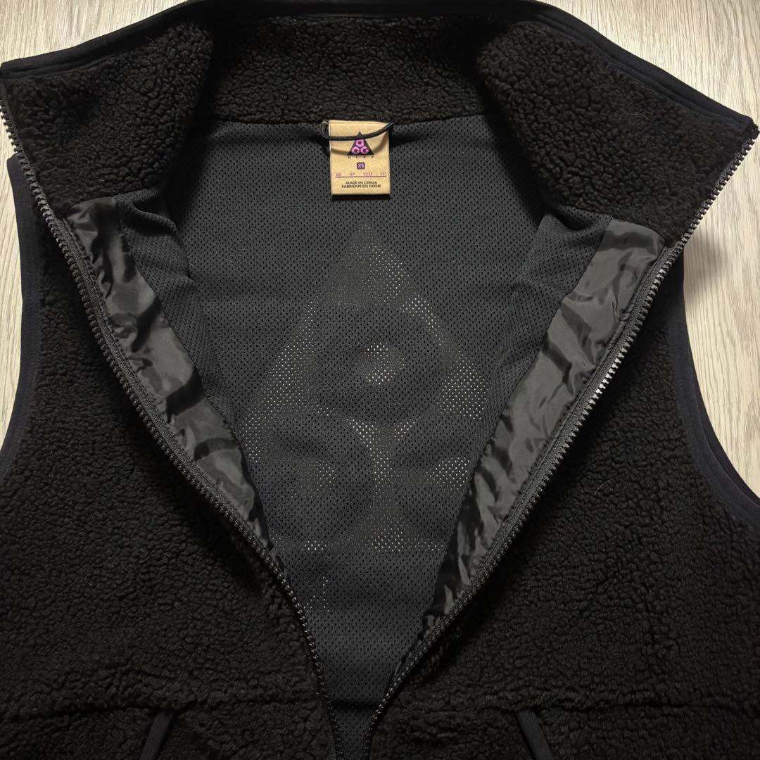 希少 nike acg フリースベスト 海外限定ブラック