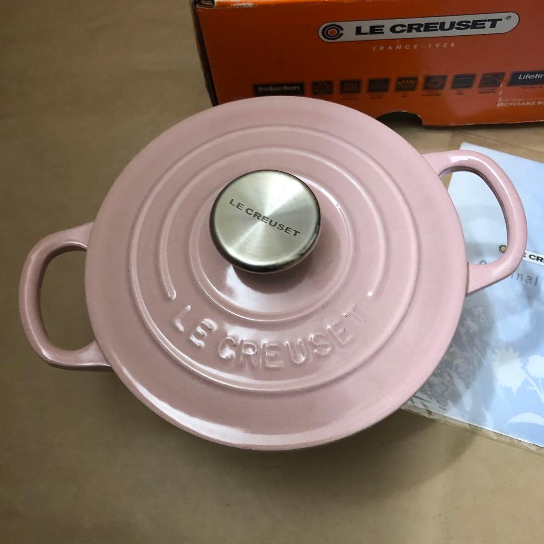 【未使用品】Le Creuset ココットロンド　シフォンピンク　14cm 鍋