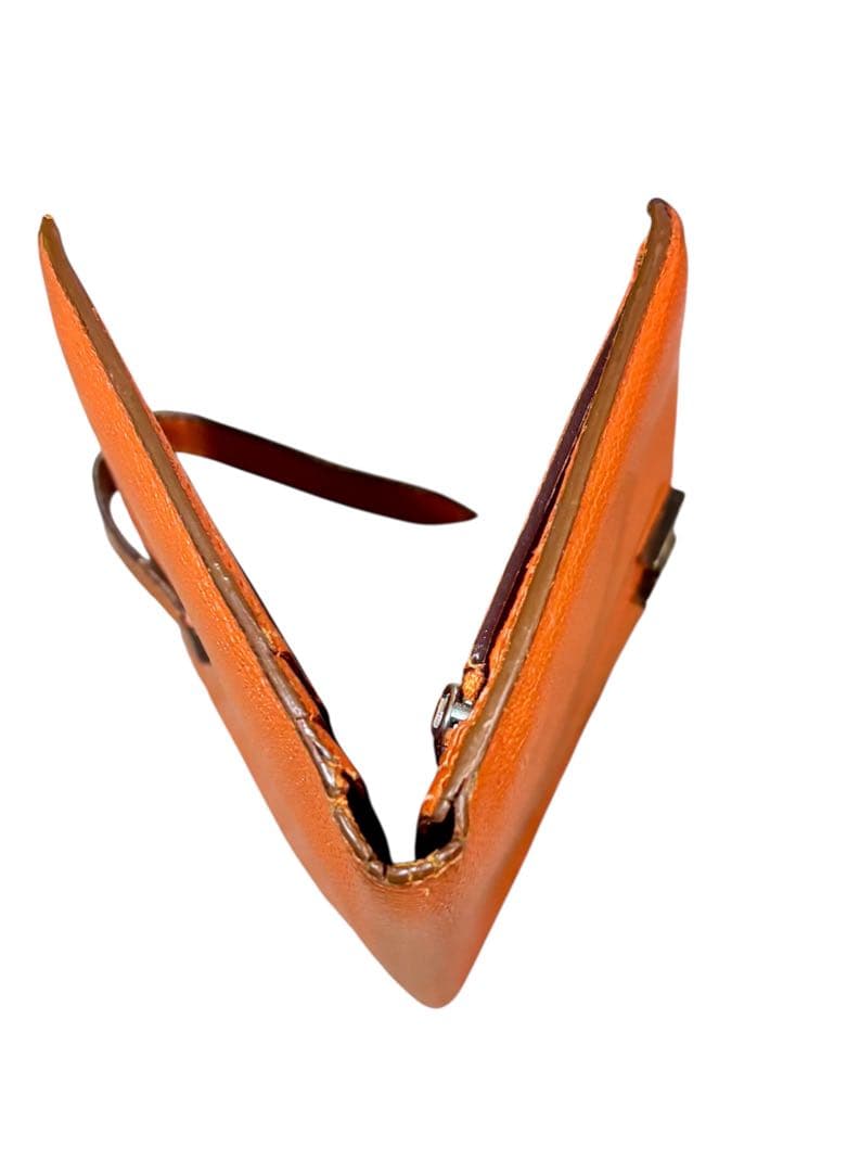 HERMES エルメス　べアン　オレンジ　　長財布