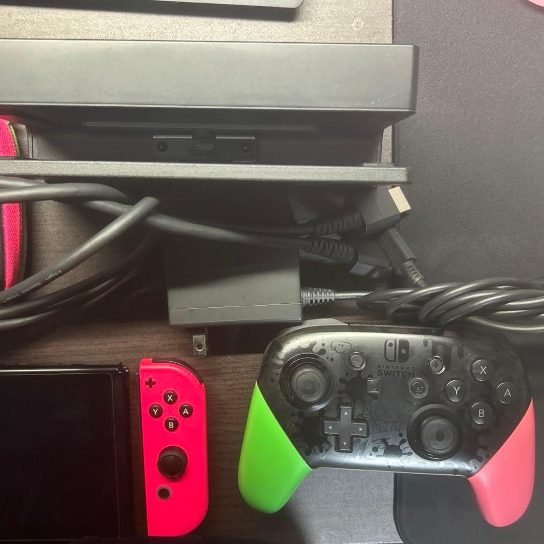 Nintendo Switch 本体 グリーン/ピンク その他