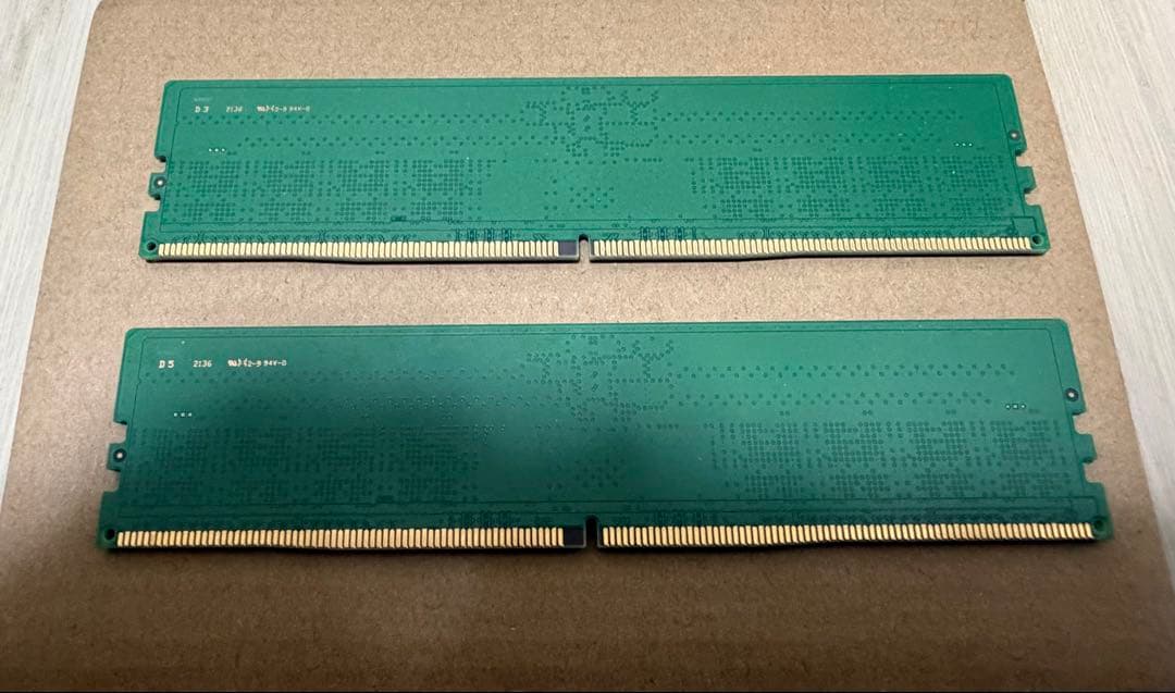 SAMSUNG DDR5-4800 32GB (16GBx2) メモリ