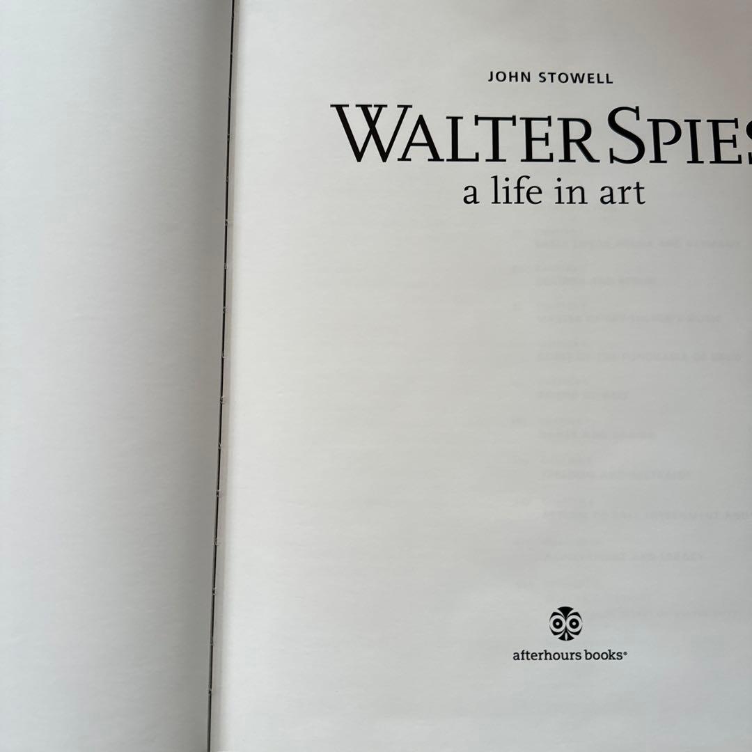 [希少]大型美術書 Walter Spies a life in art 画集