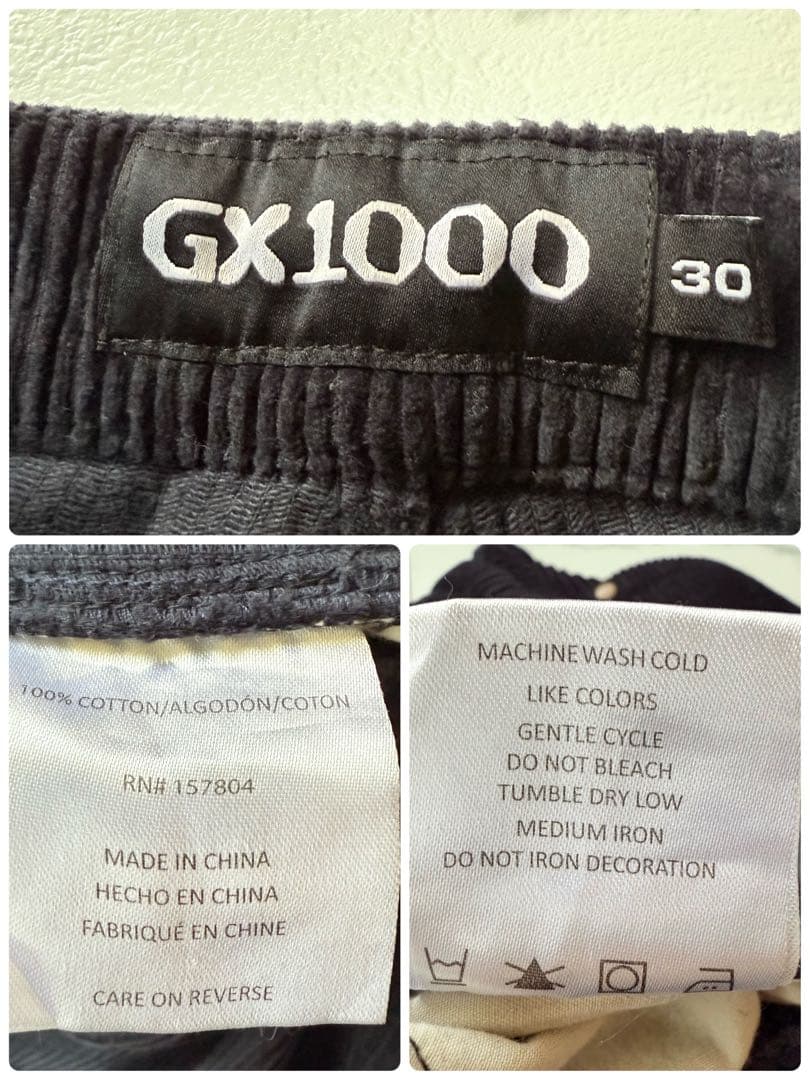 専用　GX1000 ダブルニー　コーデュロイ パンツ ネイビー 30