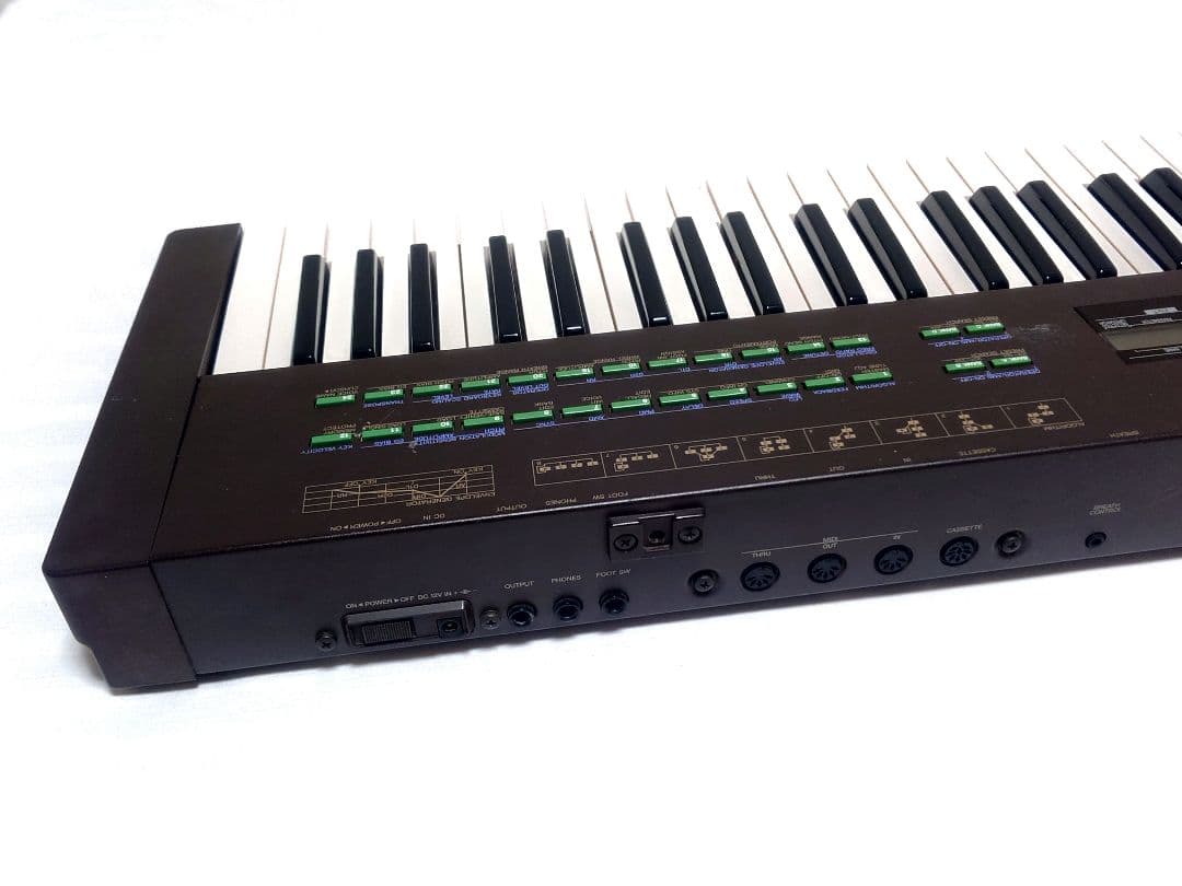 YAMAHA DX27 FM音源 61鍵 ヤマハ シンセ 80年代 出音難あり