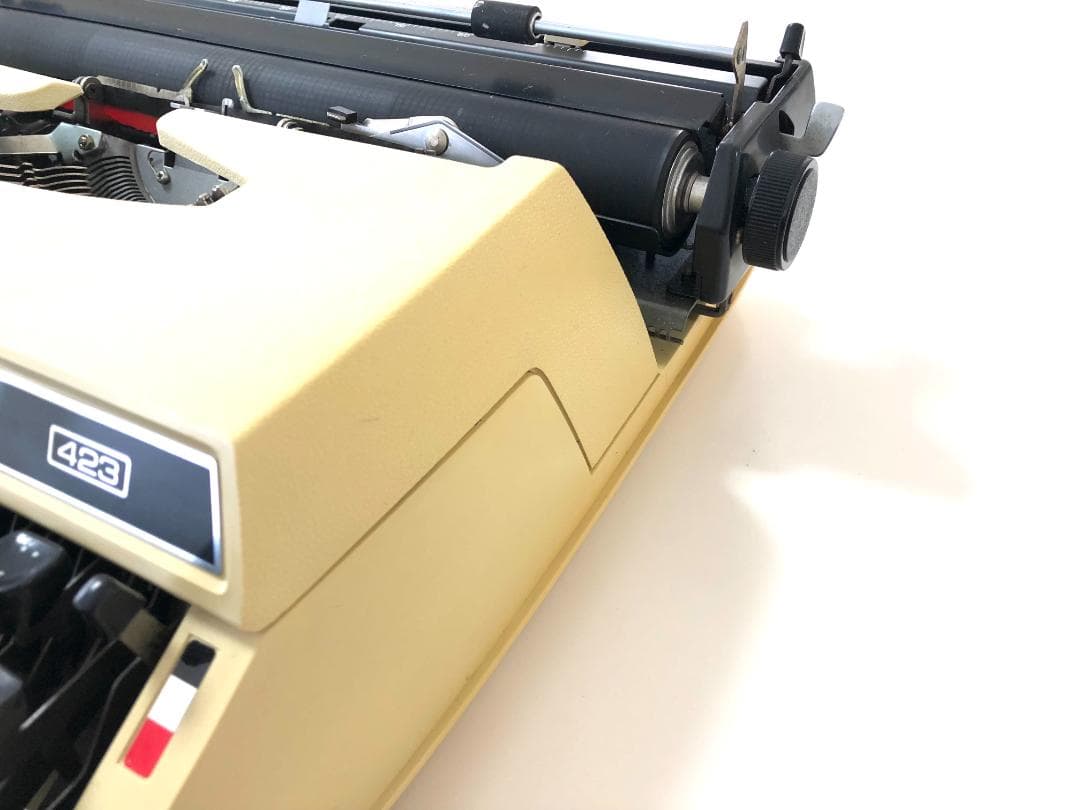 【完動品・印字可能・取説付】ブラザー「WIDE-7」423 タイプライター