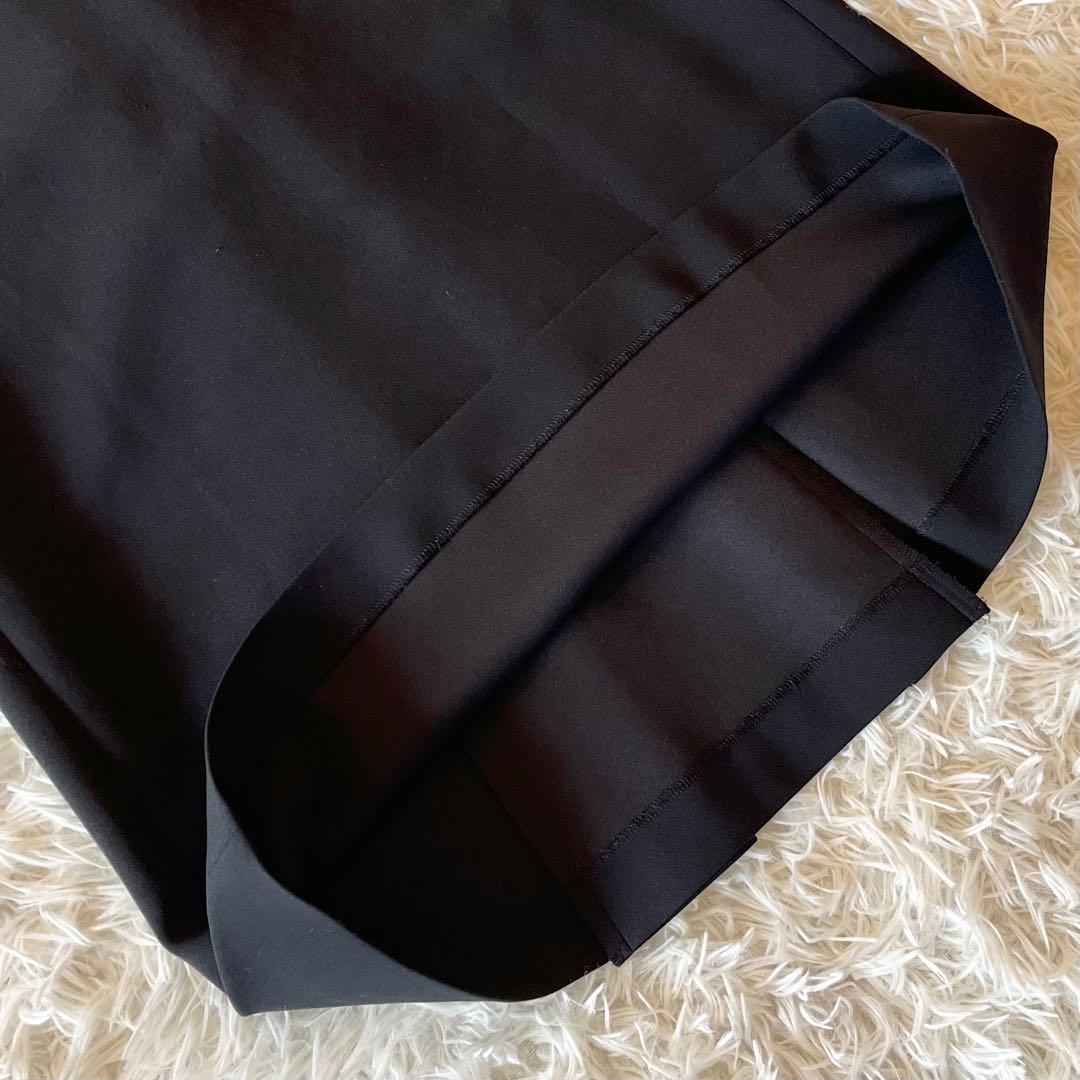 美品✨ ヨーコチャン パール付きドレス ロングスリーブ 近年 ブラック S