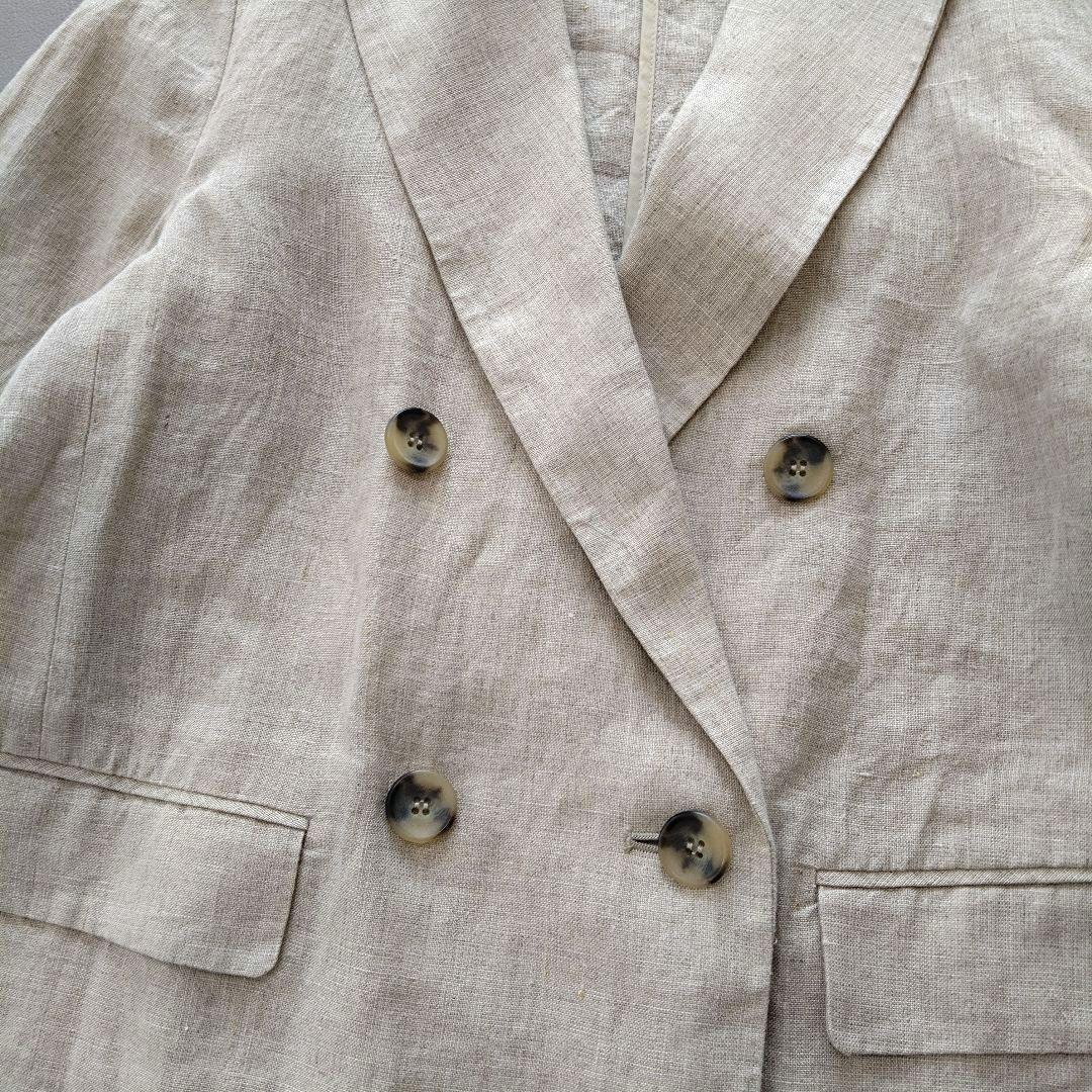 ✨美品✨ 25SS SLOBE IENA フレンチリネン ダブルジャケット
