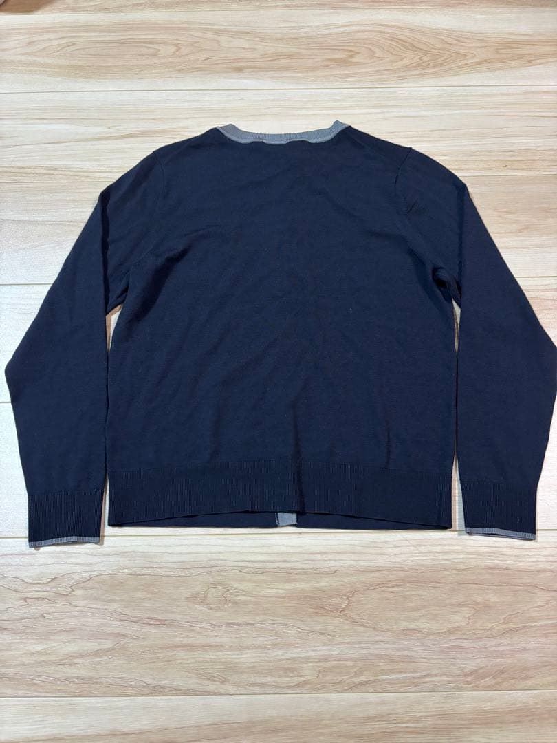 ANAYI ネイビー グレー カーディガン　アナイ　現行タグ