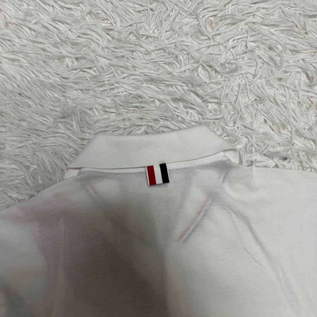 激レア トムブラウン Thom Browne ポロシャツ トリコロール ボタン