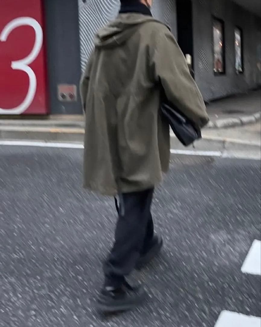 【Acne Studios】フーデッドモッズコート / オリーブ