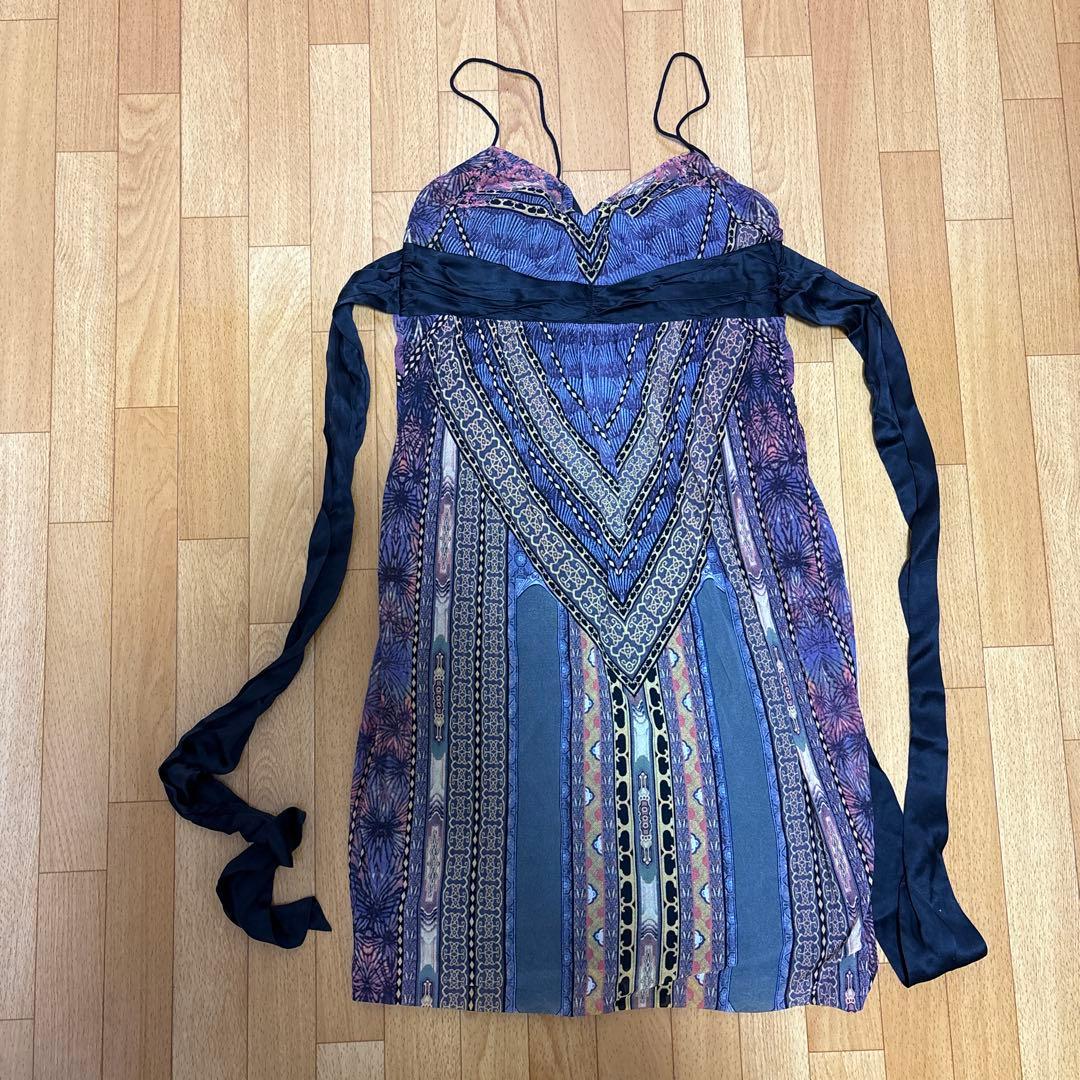 VIVIENNE TAM キャミドレスワンピース パワーネットドレス