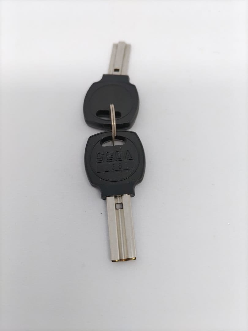 セガ　解除キー2個セット　5380 純正　未使用 （中古シリンダーおまけ付き)