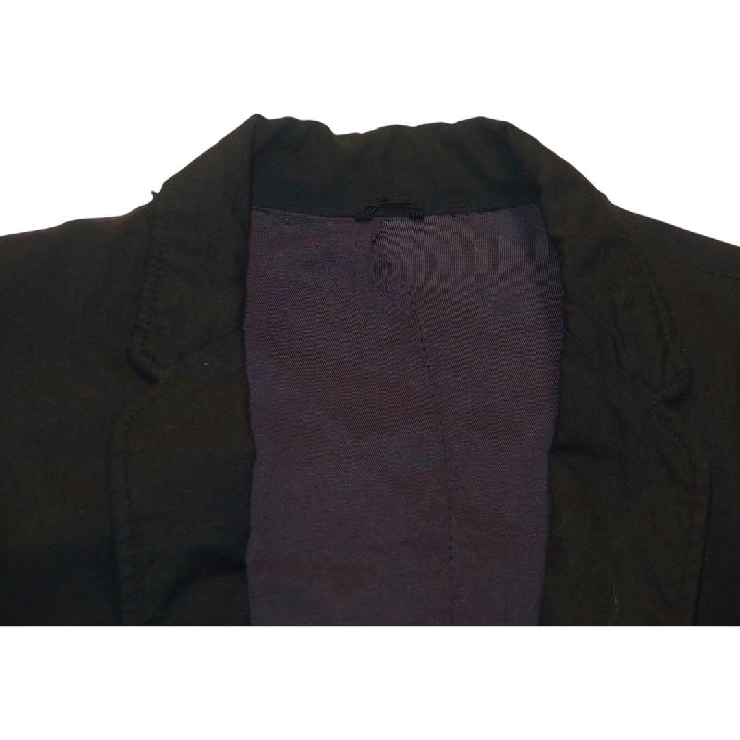 ▪️70s CALIFORNIA CLOTHES テーラードジャケット 黒 紫