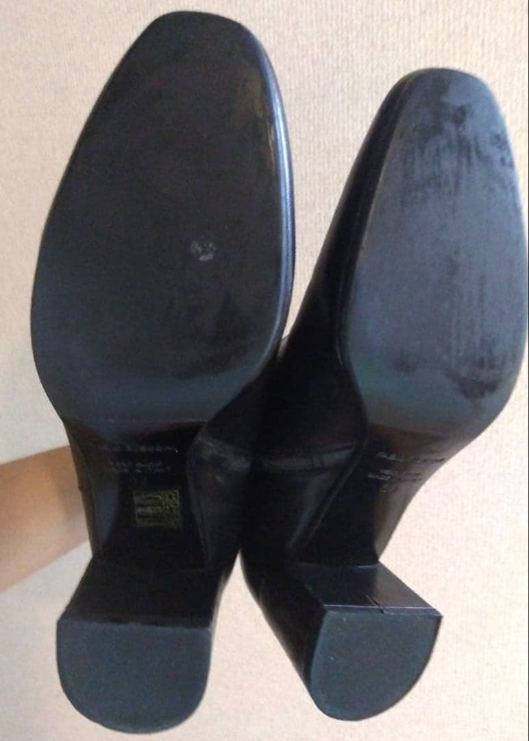 FABIO RUSCONI ショートブーツ39 BLACK