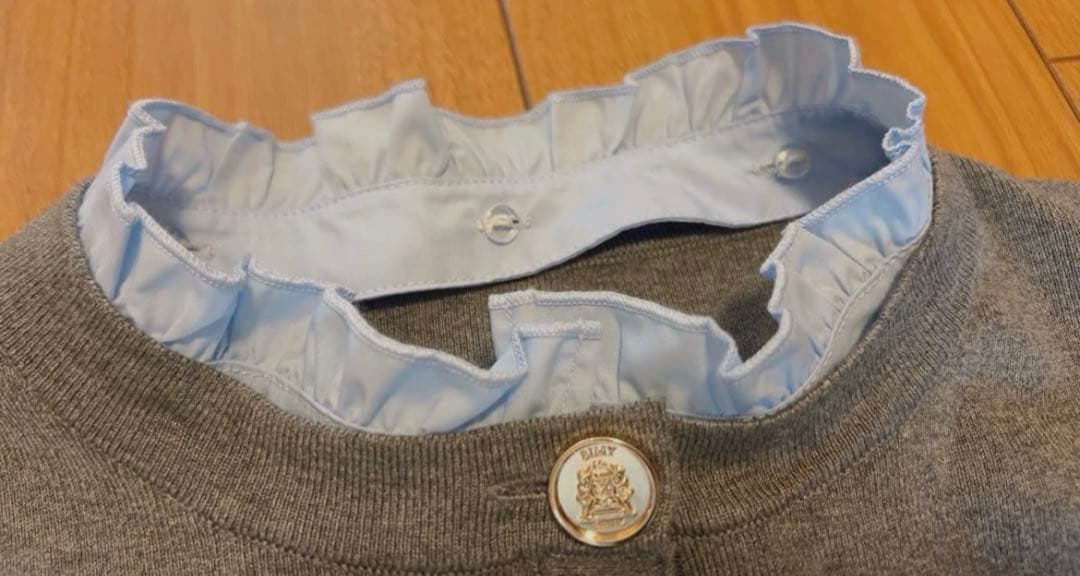 Eimy istoire Attached collar カーディガン グレー