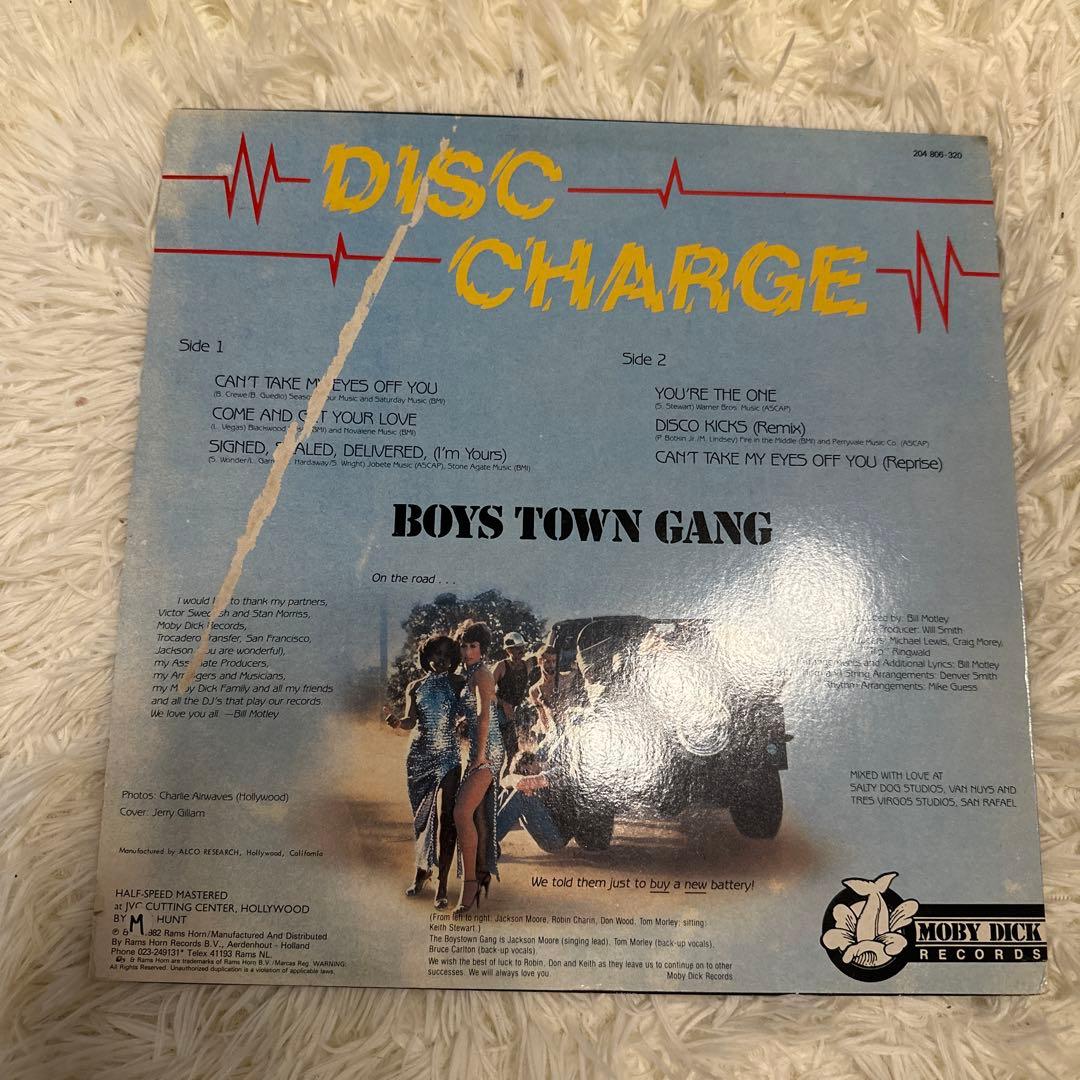 Boys Town Gang DISC CHARGE 12インチレコード