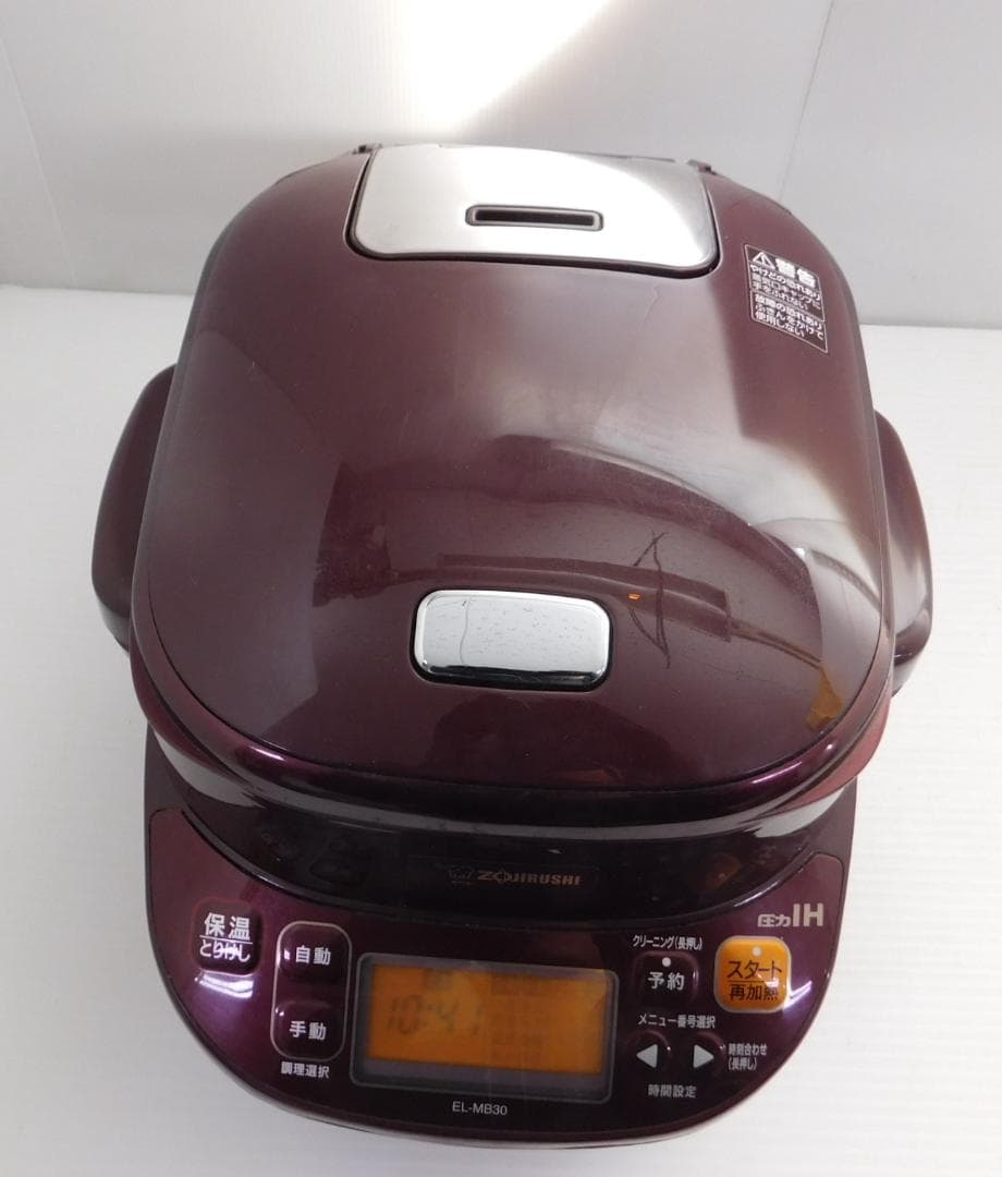 象印 圧力IHなべ（家庭用圧力鍋）VD ボルドー EL-MB30 19年製