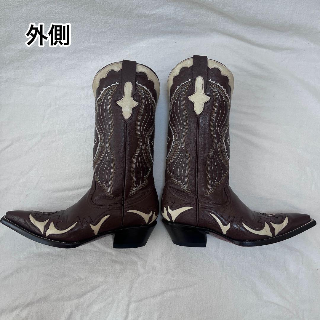 希少 PISTOLERO ピストレロ 本革ウエスタンブーツ 刺繍 MEX24