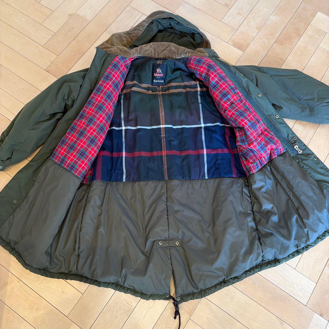 超美品　Barbour x Baracuta x Beams モッズコート
