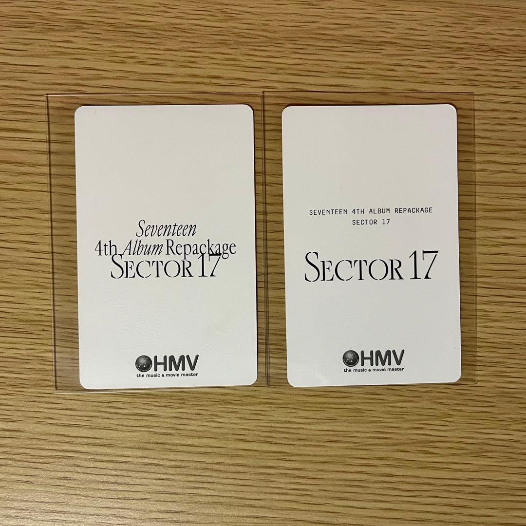 seventeen sector17 エスクプス hmv 特典　トレカ