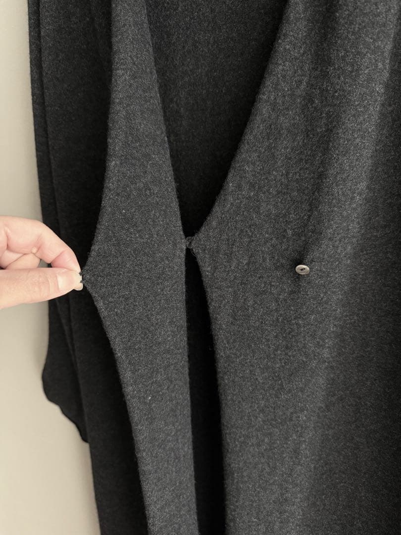 【美品】evam eva 上質ウール ロングカーディガン