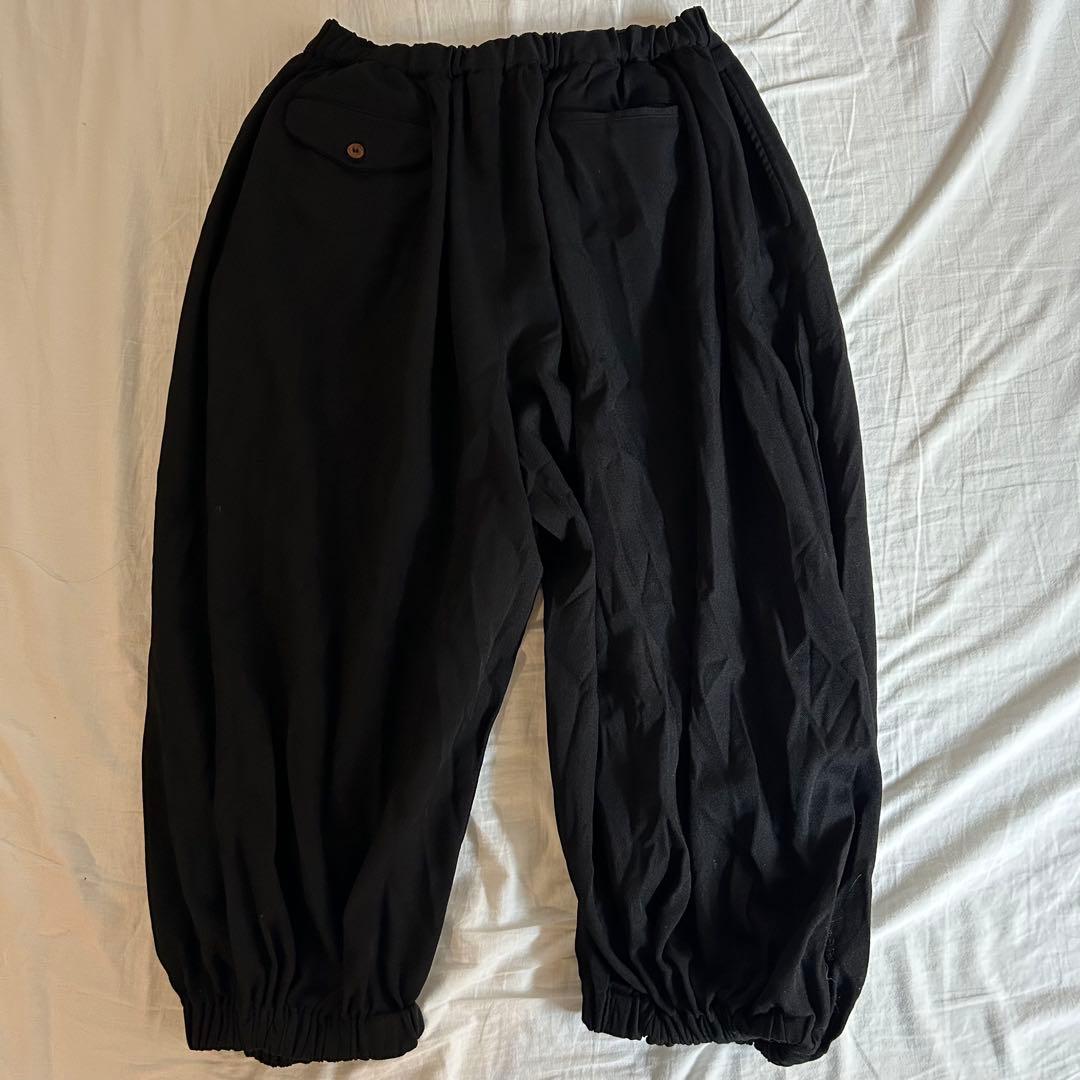ブラックコムデギャルソン 25AW エステル縮絨バルーンパンツ