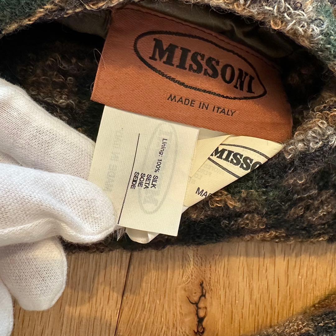 MISSONI リバーシブルコート 44 総柄