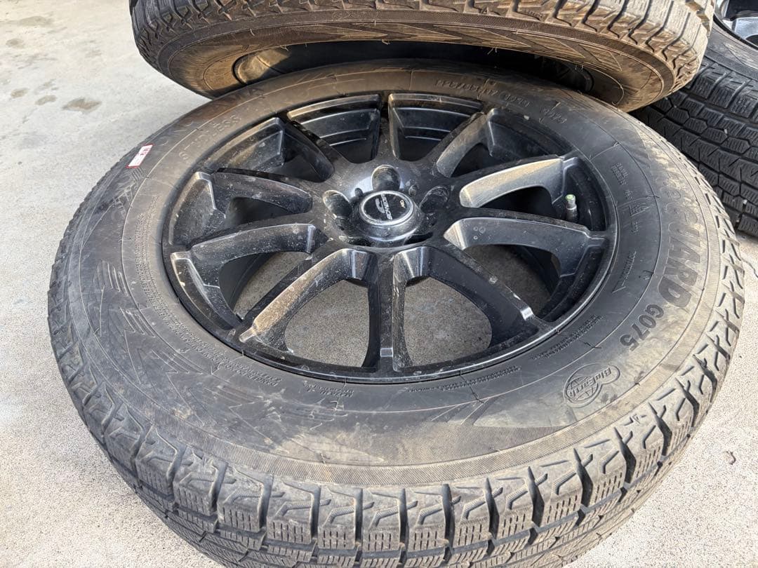 225/65R17 スタッドレスタイヤ 17インチ ブラックホイール