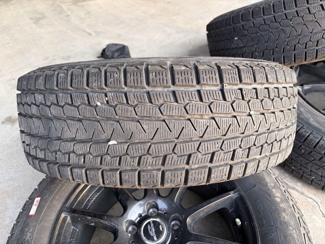 225/65R17 スタッドレスタイヤ 17インチ ブラックホイール