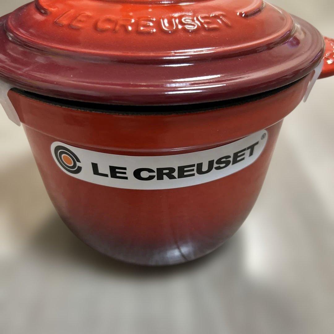 LE CREUSET ミッキー型両手鍋 レッド　18センチ