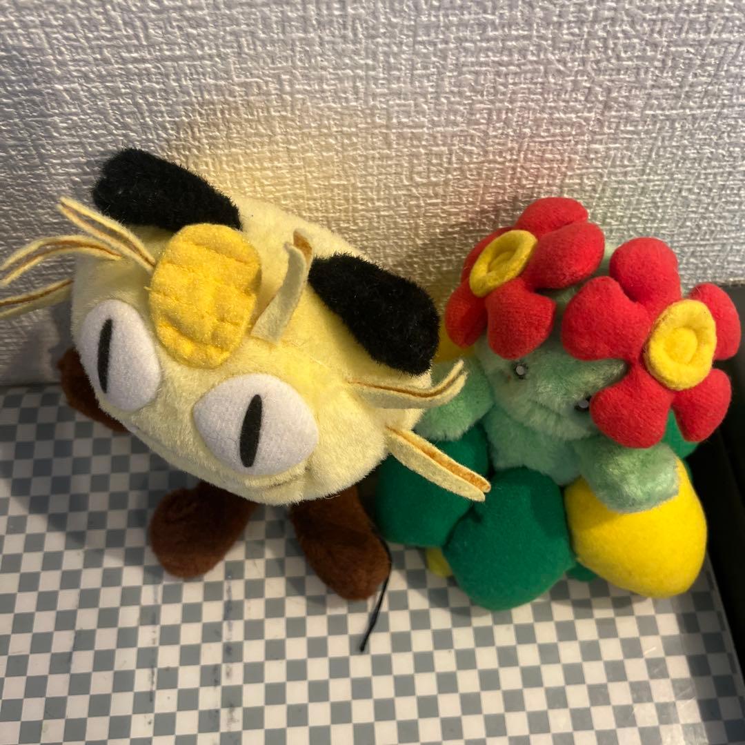 レア　ポケモン キレイハナ ぬいぐるみ 初期 初代 TOMY ニャース　レトロ