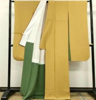 振袖フルセット　襦袢　袋帯　帯締め　帯揚げ　レース衿　重衿　美品　未使用