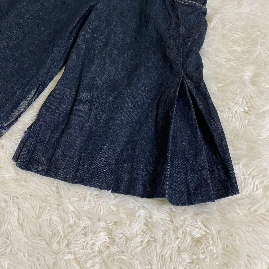 KAPITAL キャピタル　ワイド　デニムパンツ　クロップドXS レディース