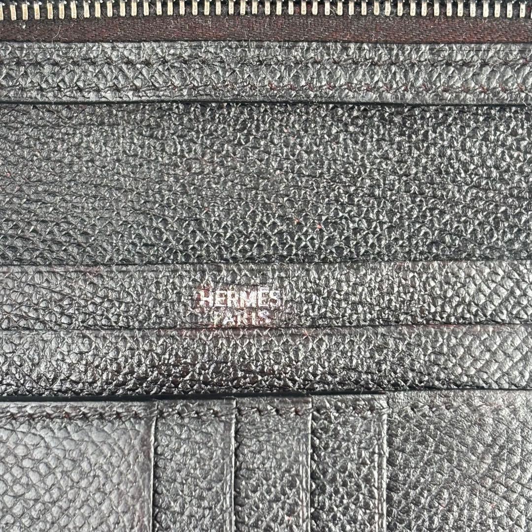 144 HERMES ベアン　コンパクト二つ折り財布