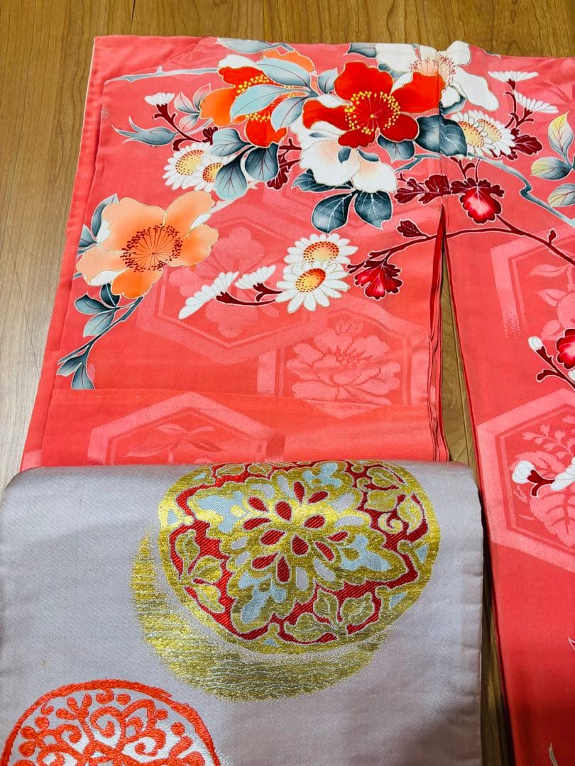 限定価格‼️ アンティーク綺麗な花柄ピンクと２点セット