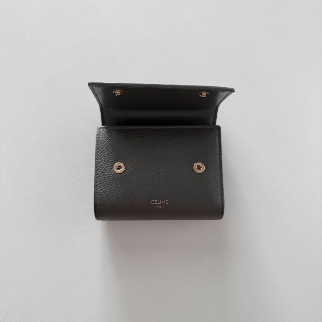 CELINE 三つ折り財布 / グレー
