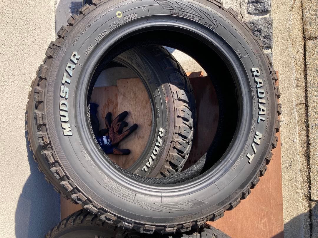 【使用期間約1年半】MUDSTARマッドスター 165/65R14 M/T 4本