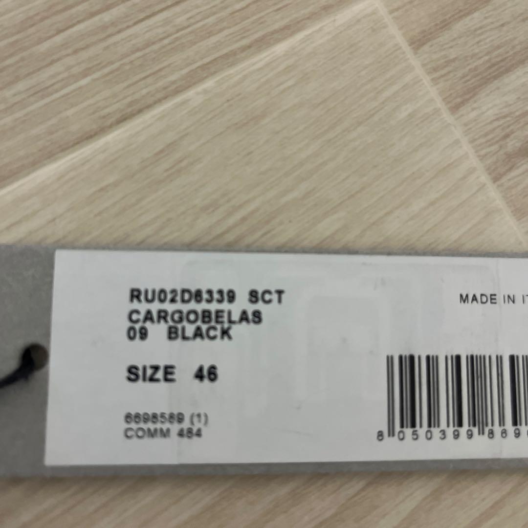 最終値下げRick owens cargoberas09 blacksize46