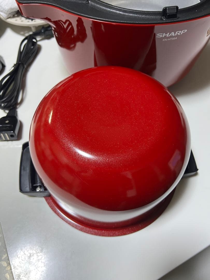 【超美品‼️】HEALSIO HOTCOOK レッド KN-HT99A-R