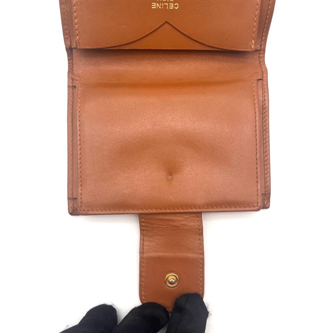 CELINE セリーヌ 二つ折り財布 マカダム柄 ビンテージ
