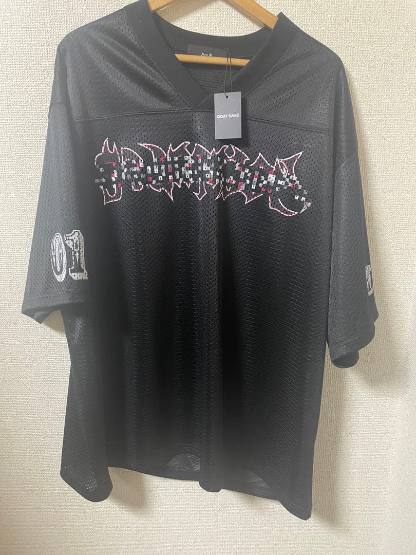 平本蓮デザインAMNJX HRDメッシュTシャツHRD
