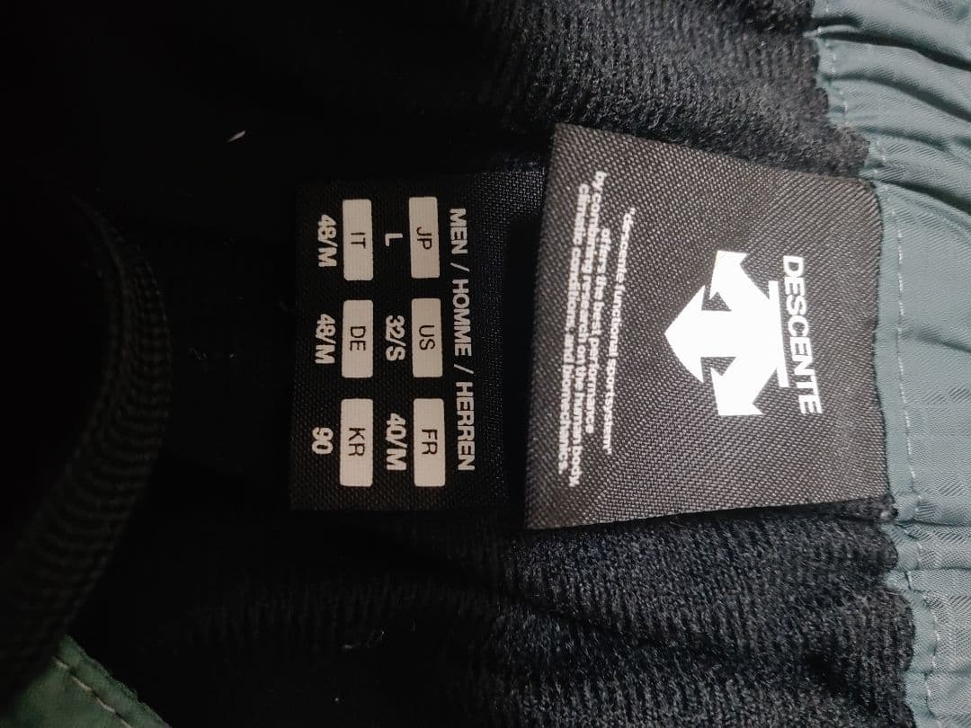 DESCENTE　MOVE SPORT 35 ナイロン裏地付き上下セット