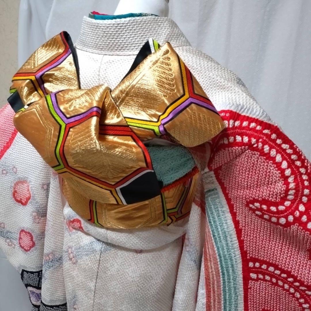 豪華　総絞り　正絹振袖セット　18ー12