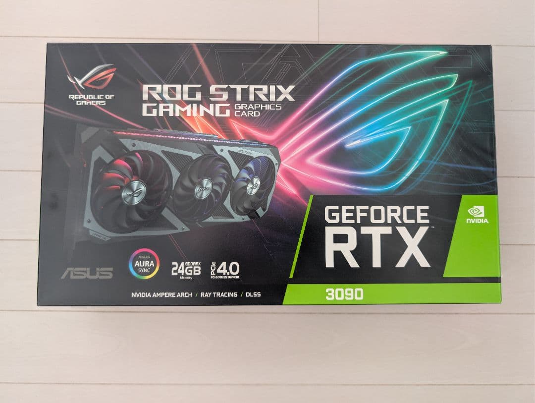 ASUS ROG STRIX RTX 3090 24GB GAMING動作確認済