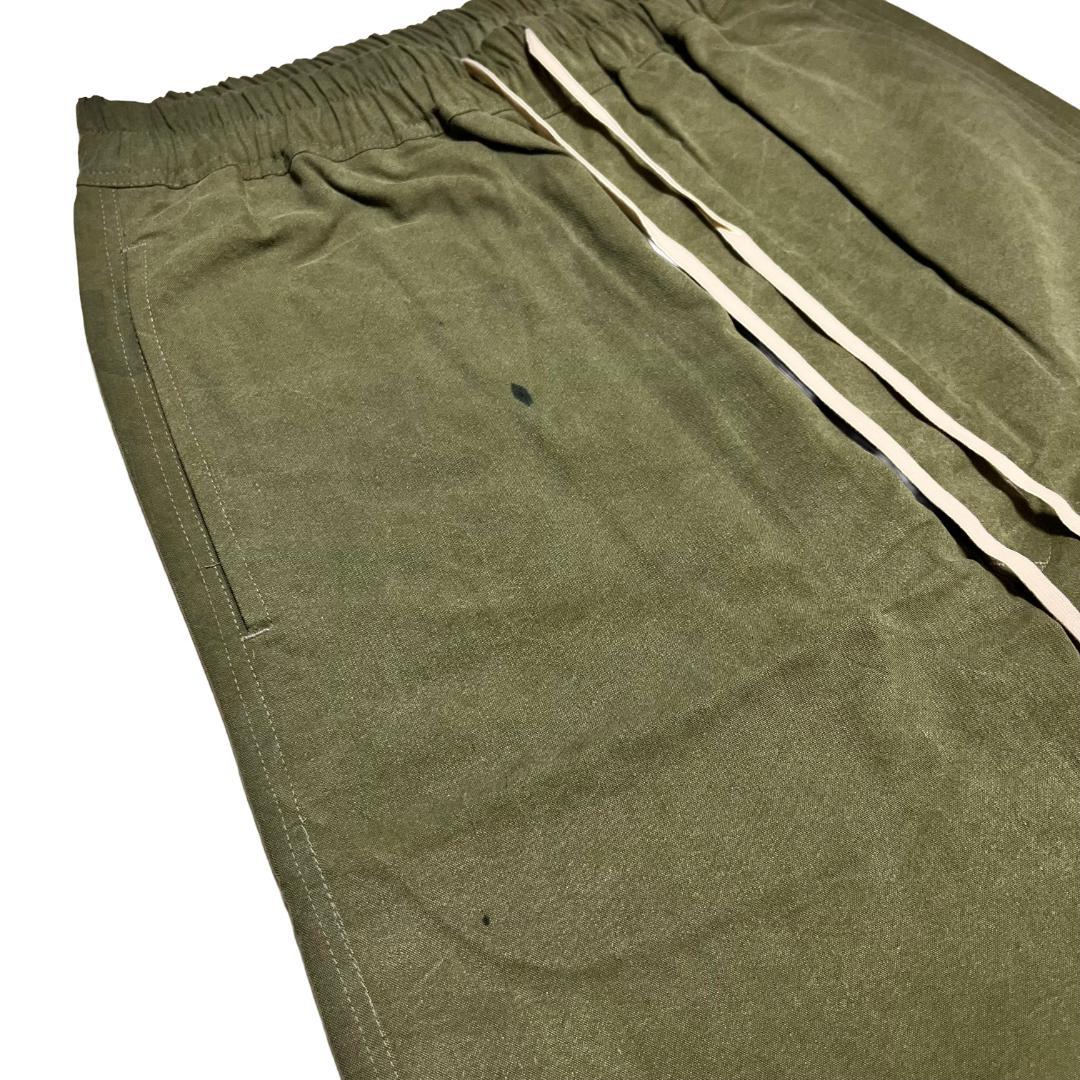 新品 US テント生地 サルエル ハーフパンツ INDEPICT Y.T