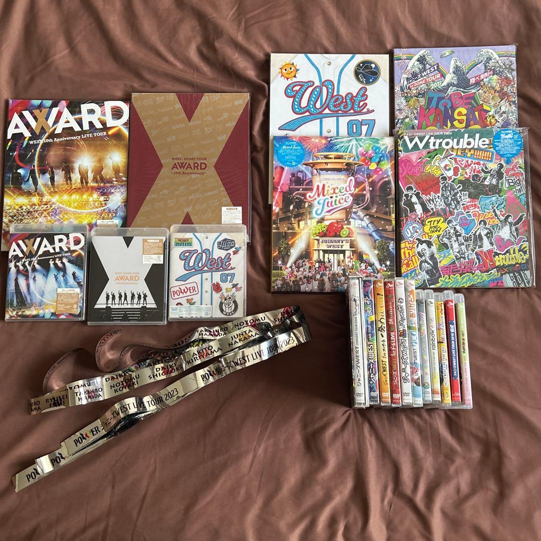 【新品あり・60枚以上まとめ売り】WEST. DVD&CD＋銀テープ